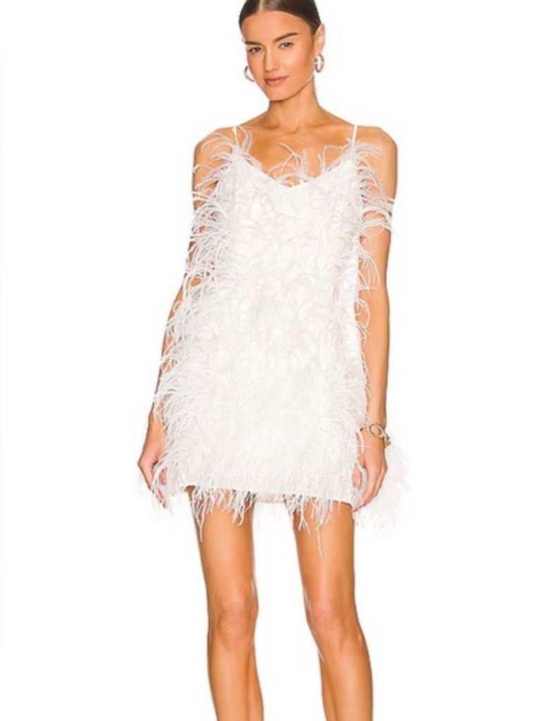 Cult Gaia Zariah Feather Dress